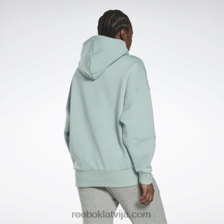 luksusa liela izmēra kapuci sievietes 0T464367 Reebok piejūras pelēks