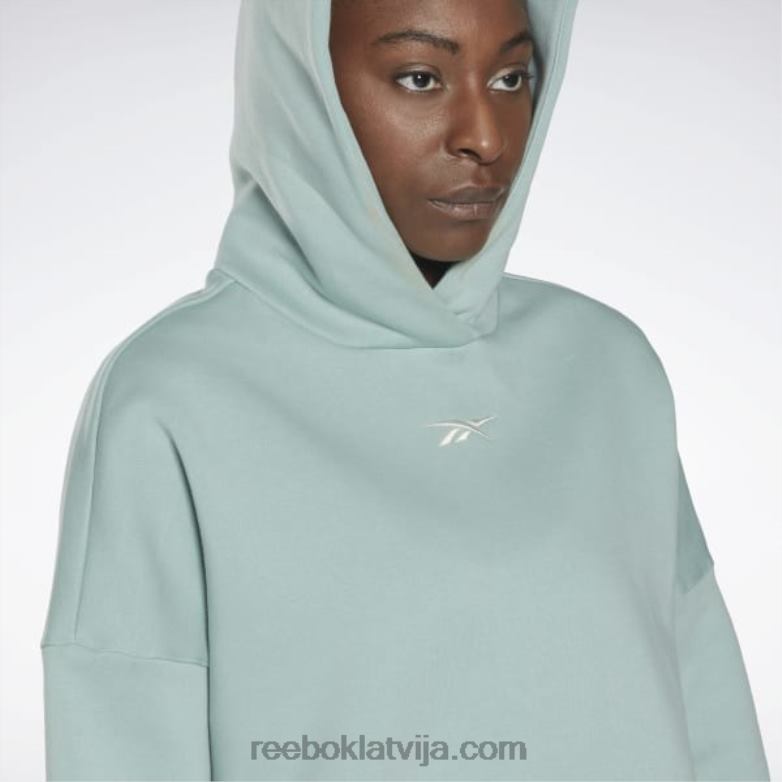 luksusa liela izmēra kapuci sievietes 0T464367 Reebok piejūras pelēks