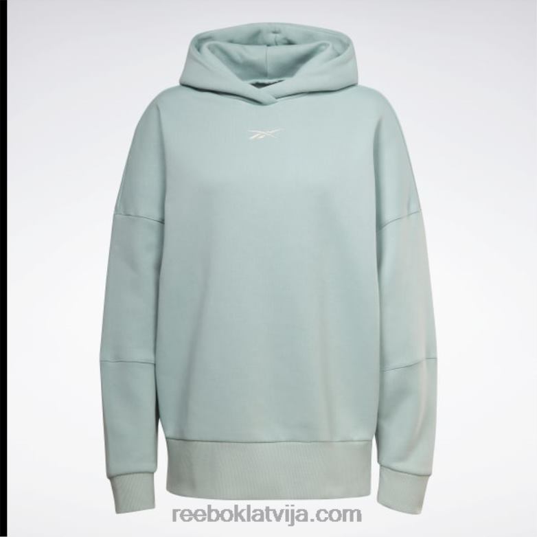 luksusa liela izmēra kapuci sievietes 0T464367 Reebok piejūras pelēks