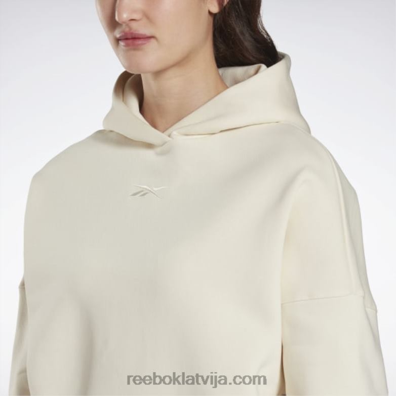 luksusa liela izmēra kapuci sievietes 0T464370 Reebok klasisks balts