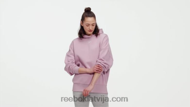 luksusa liela izmēra kapuci sievietes 0T464427 Reebok uzliets ceriņš