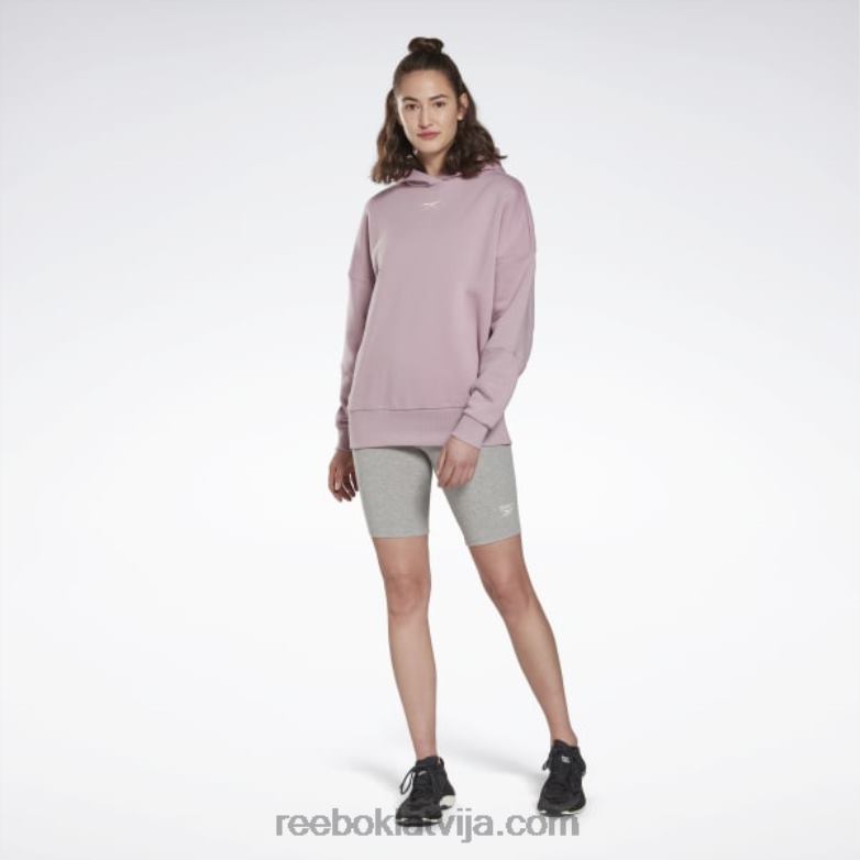 luksusa liela izmēra kapuci sievietes 0T464427 Reebok uzliets ceriņš