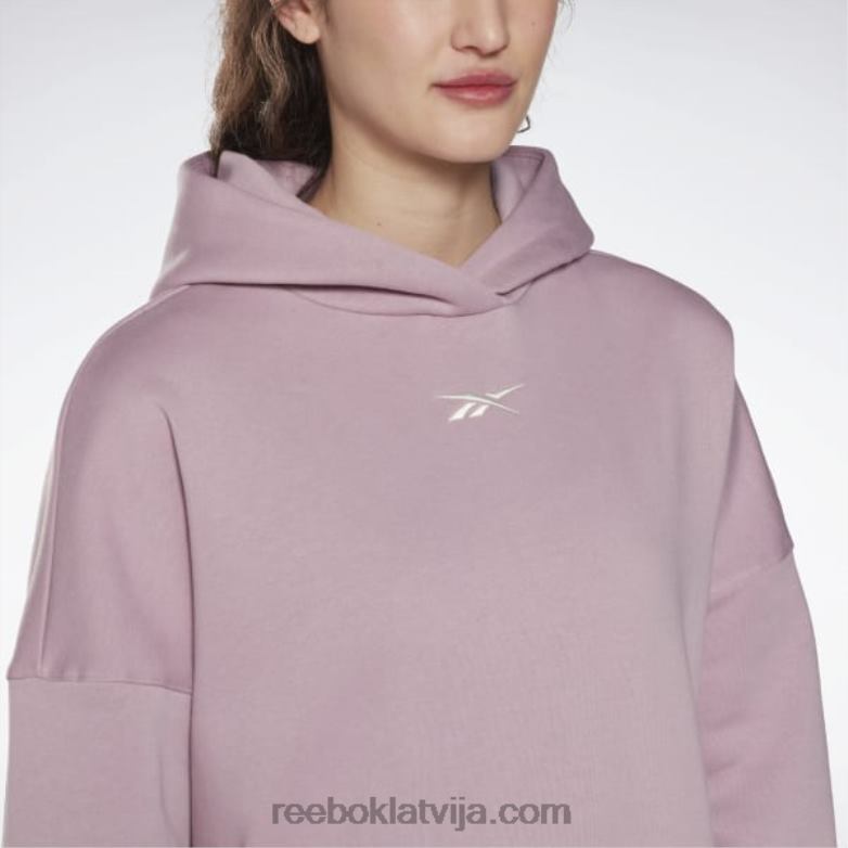 luksusa liela izmēra kapuci sievietes 0T464427 Reebok uzliets ceriņš