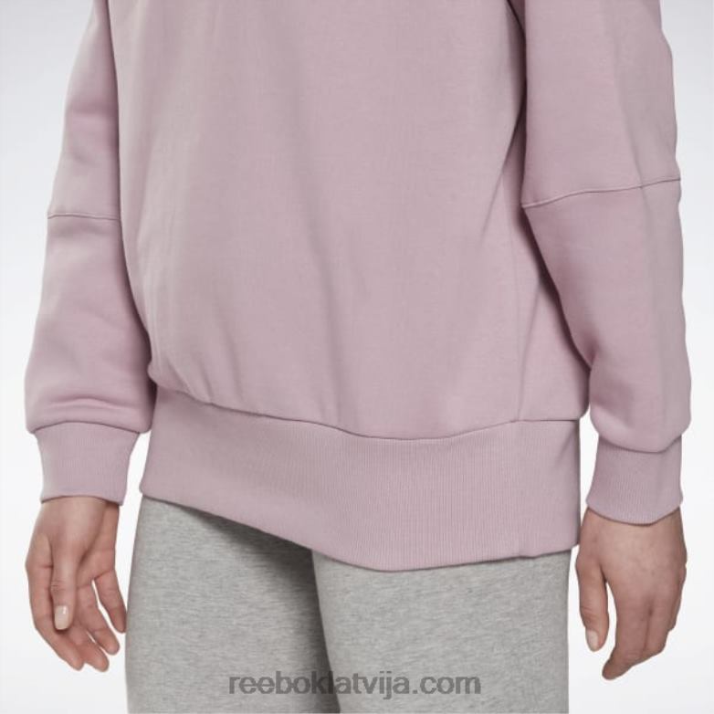 luksusa liela izmēra kapuci sievietes 0T464427 Reebok uzliets ceriņš