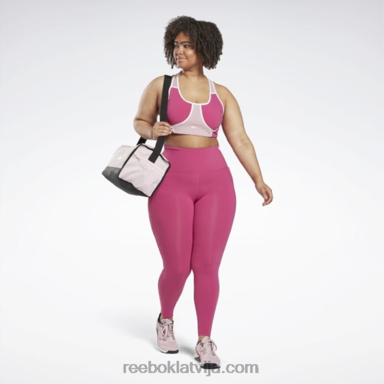 luksusa zeķubikses ar augstu vidukli (plus izmēra) sievietes 0T464831 Reebok daļēji lepni rozā