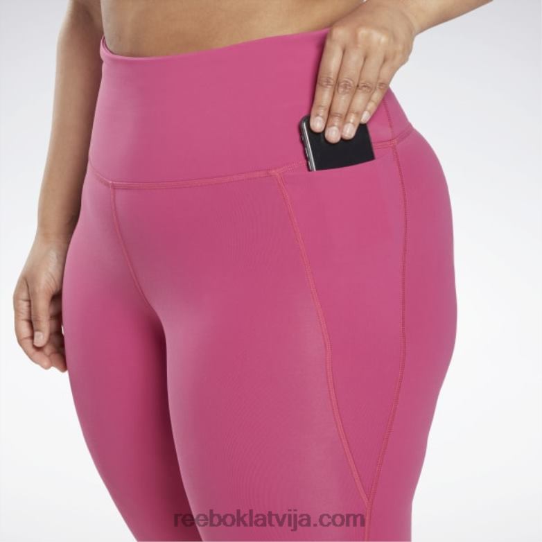 luksusa zeķubikses ar augstu vidukli (plus izmēra) sievietes 0T464831 Reebok daļēji lepni rozā