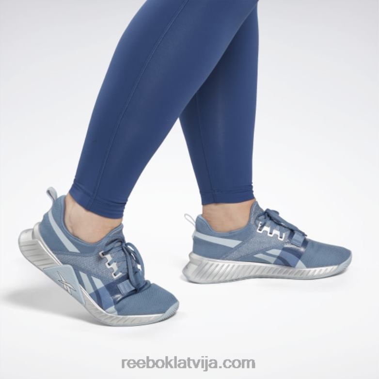 luksusa zeķubikses ar augstu vidukli (plus izmēra) sievietes 0T464866 Reebok batikas zils
