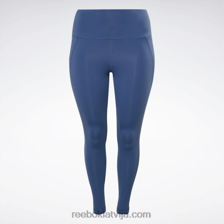 luksusa zeķubikses ar augstu vidukli (plus izmēra) sievietes 0T464866 Reebok batikas zils