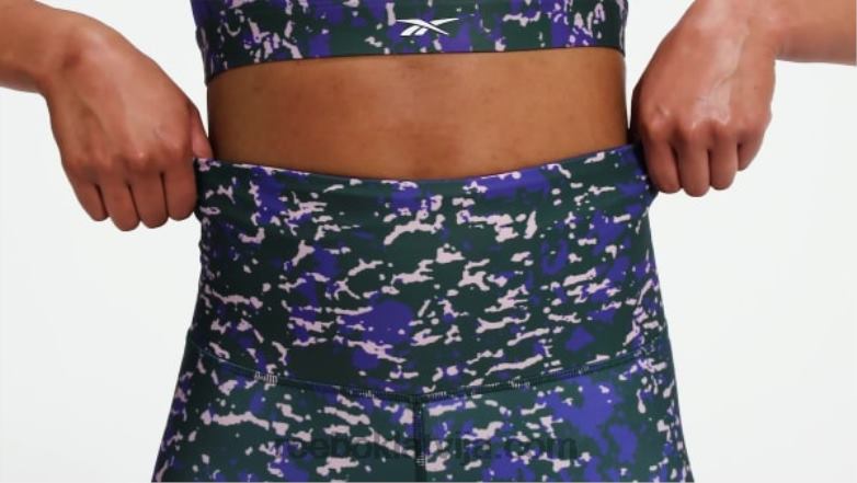 lux 20 speckle moderni safari legingi sievietes 0T464620 Reebok mežs zaļš