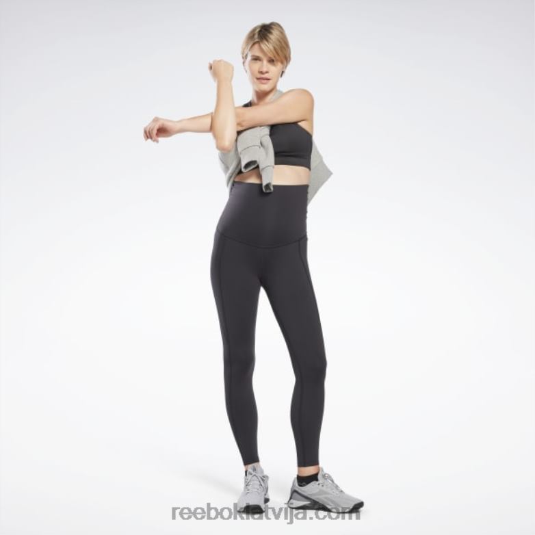 lux grūtnieču legingi sievietes 0T464583 Reebok melns