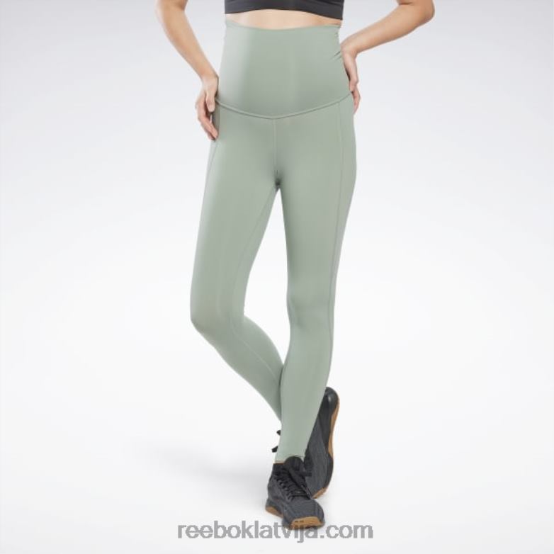 lux grūtnieču legingi sievietes 0T464907 Reebok harmonija zaļa