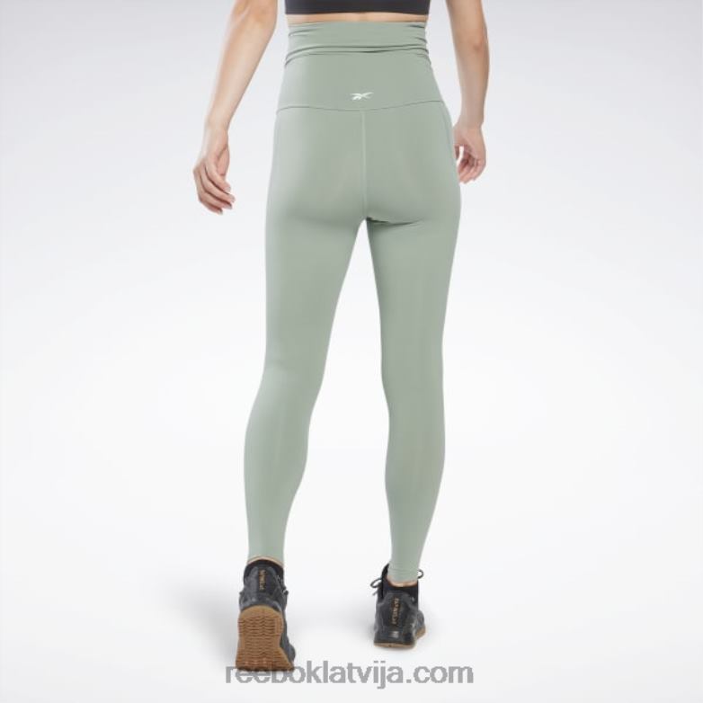 lux grūtnieču legingi sievietes 0T464907 Reebok harmonija zaļa