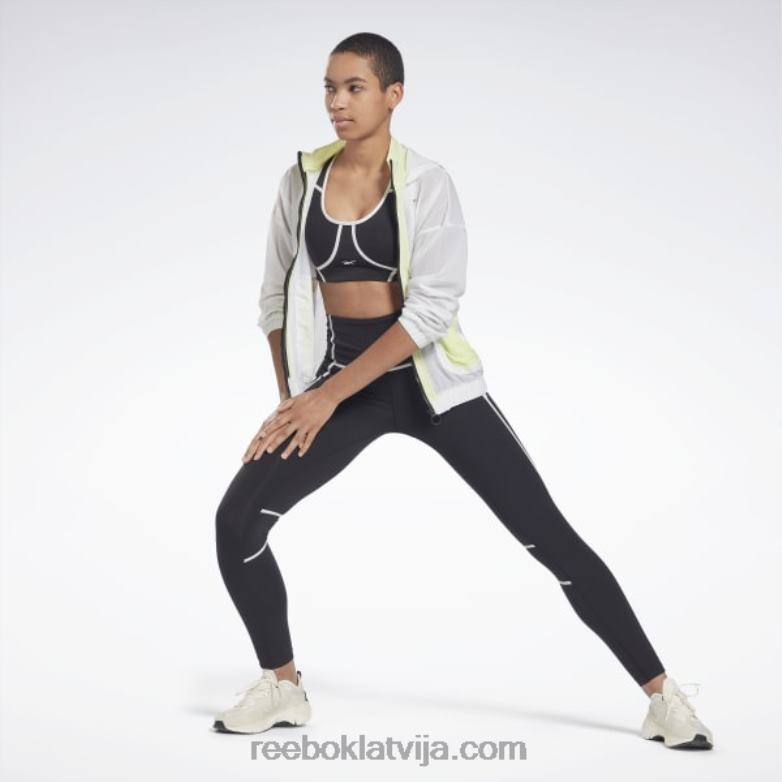 lux sacīkšu polsterēts krāsains krūšturis sievietes 0T464499 Reebok melns