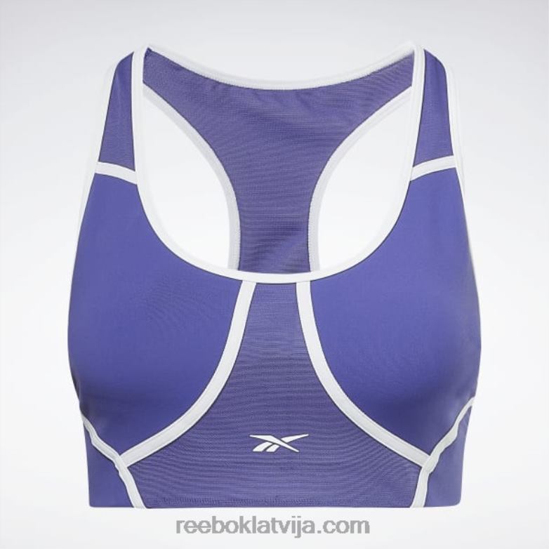 lux sacīkšu polsterēts krāsains krūšturis sievietes 0T464789 Reebok trekns violets