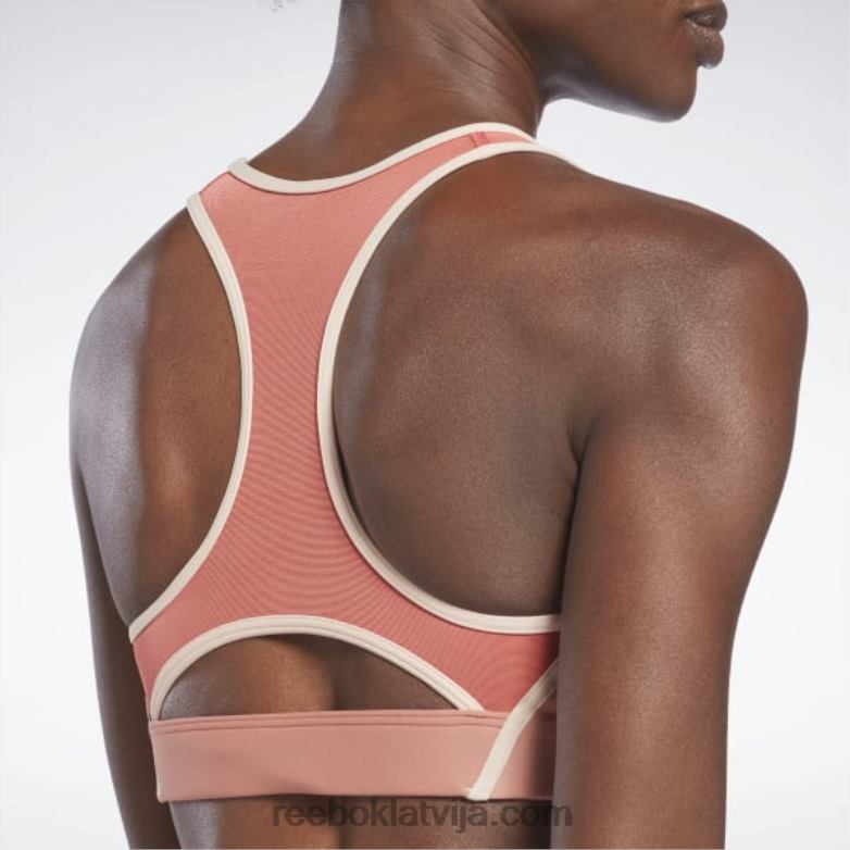 lux sacīkšu polsterēts krāsains krūšturis sievietes 0T464971 Reebok kanjona koraļļi