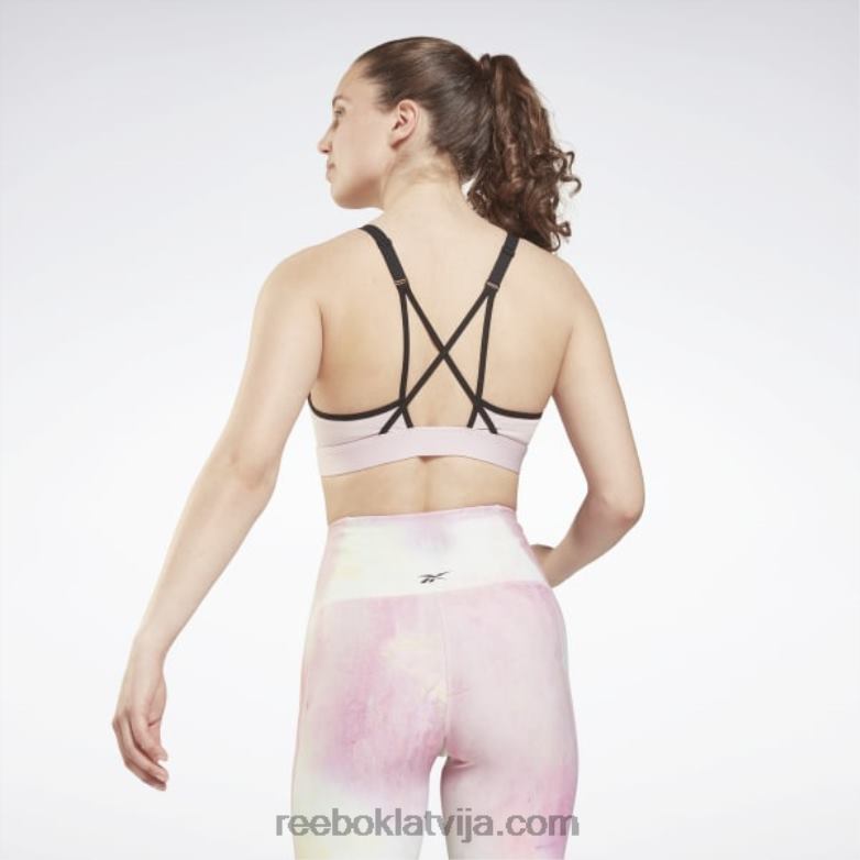 lux strappy vidēja trieciena sporta krūšturis sievietes 0T464876 Reebok sala oga