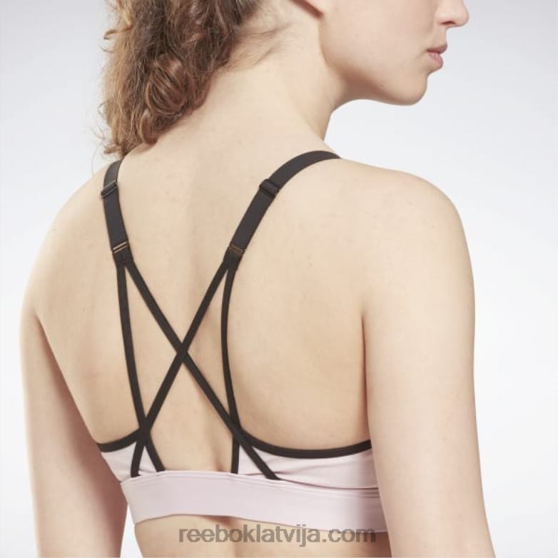 lux strappy vidēja trieciena sporta krūšturis sievietes 0T464876 Reebok sala oga