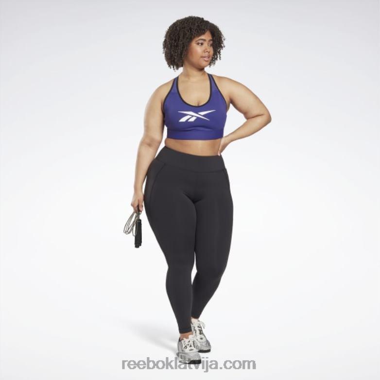 lux vector sacīkšu sporta krūšturis (plus izmēra) sievietes 0T464768 Reebok trekns violets