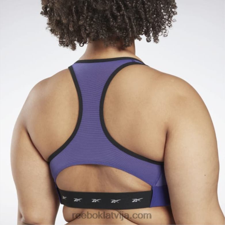 lux vector sacīkšu sporta krūšturis (plus izmēra) sievietes 0T464768 Reebok trekns violets