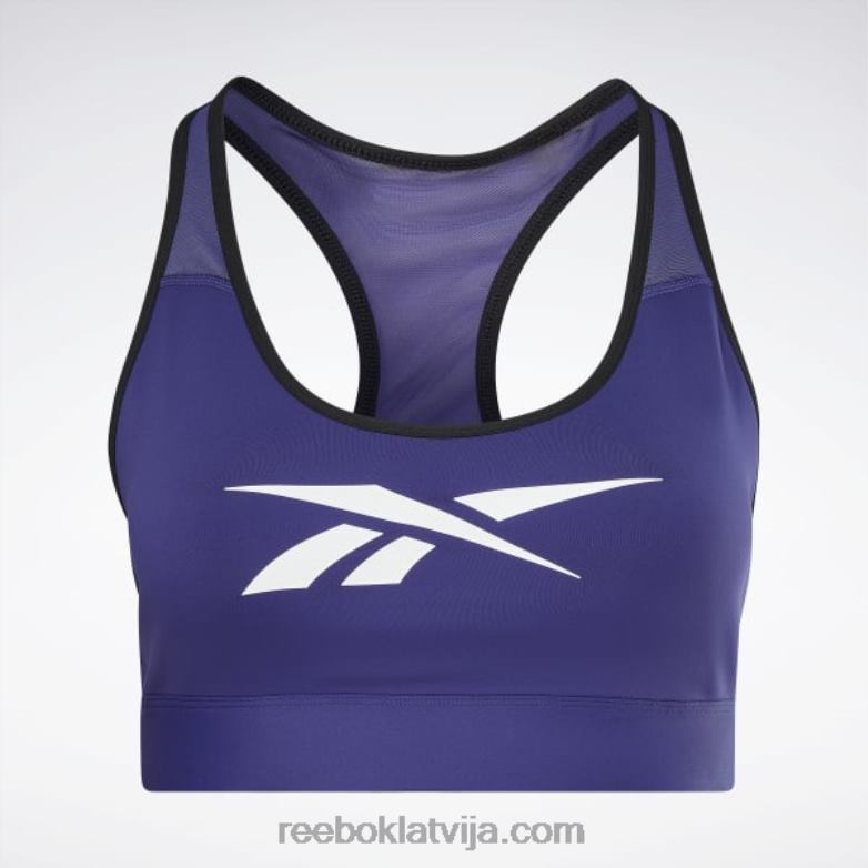 lux vector sacīkšu sporta krūšturis (plus izmēra) sievietes 0T464768 Reebok trekns violets