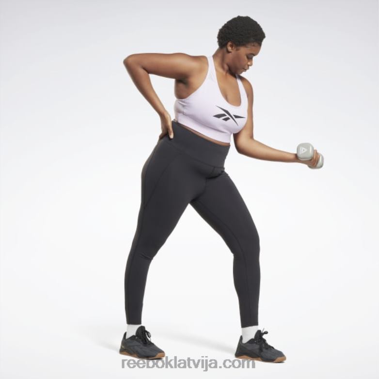 lux vector sacīkšu sporta krūšturis (plus izmēra) sievietes 0T464824 Reebok violeta oāze