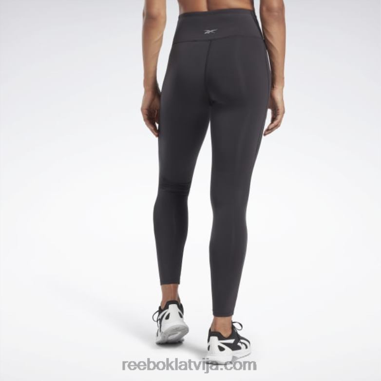 lux zeķubikses ar augstu jostasvietu sievietes 0T464100 Reebok melns