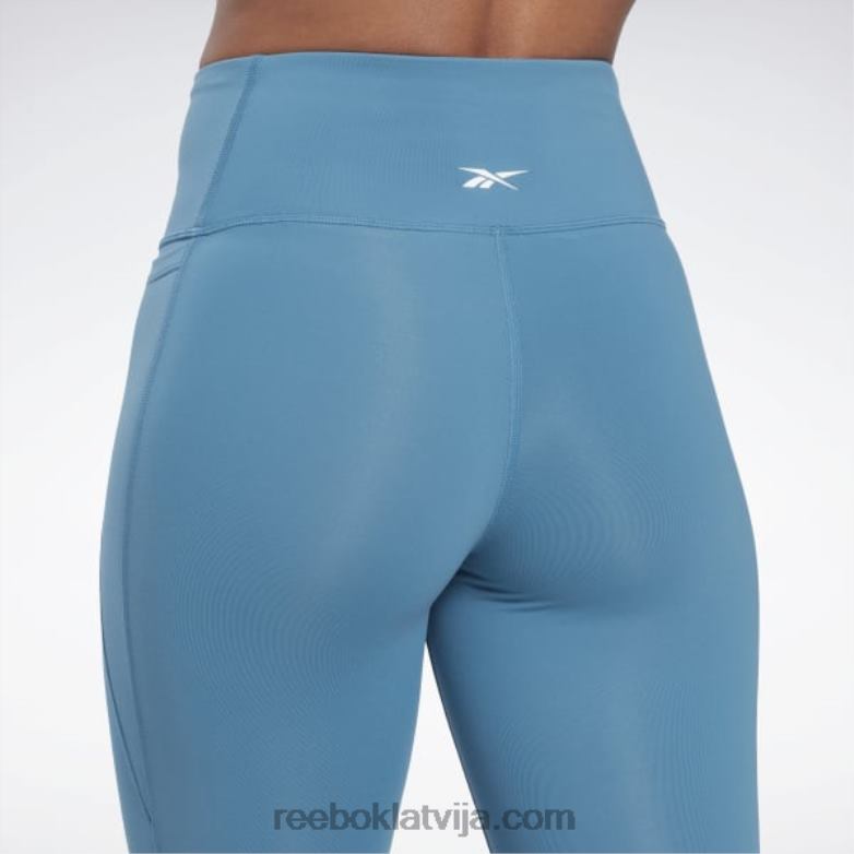 lux zeķubikses ar augstu jostasvietu sievietes 0T464281 Reebok tēraudzils s23-r