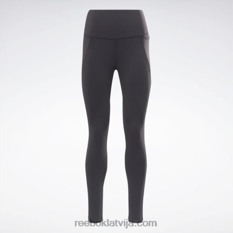 lux zeķubikses ar augstu jostasvietu sievietes 0T464295 Reebok melns