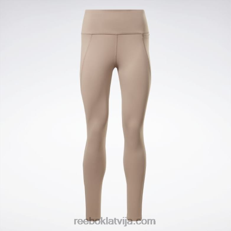 lux zeķubikses ar augstu jostasvietu sievietes 0T464417 Reebok taupe