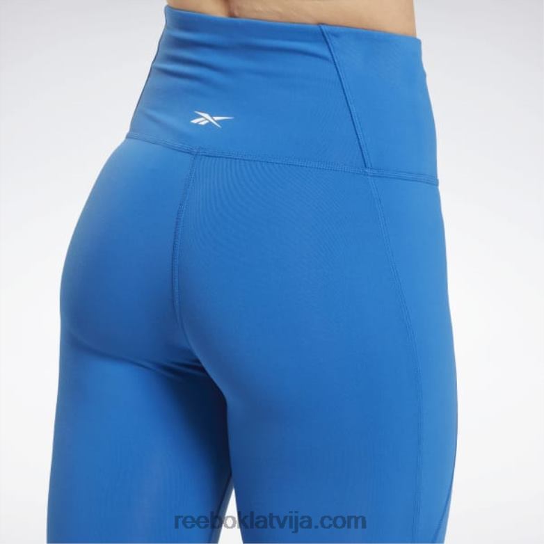 lux zeķubikses ar augstu jostasvietu sievietes 0T464426 Reebok vektors zils