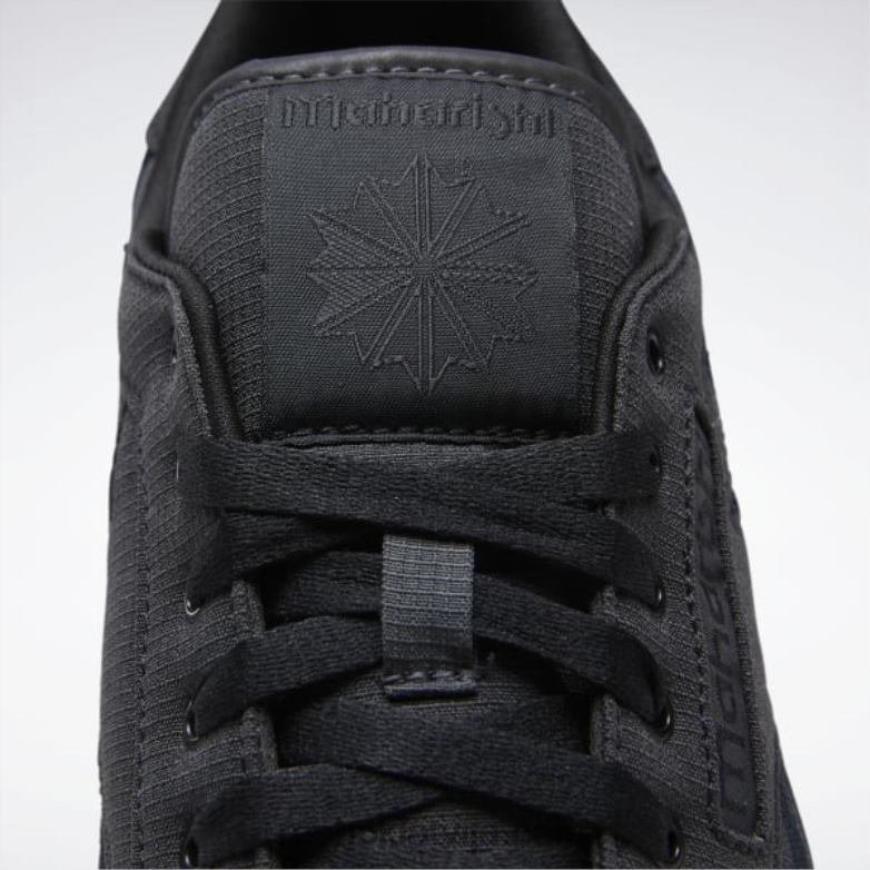 maharishi klasiskās ādas rip stop kurpes0T464356 Reebok kodols melns/tīri pelēks 8