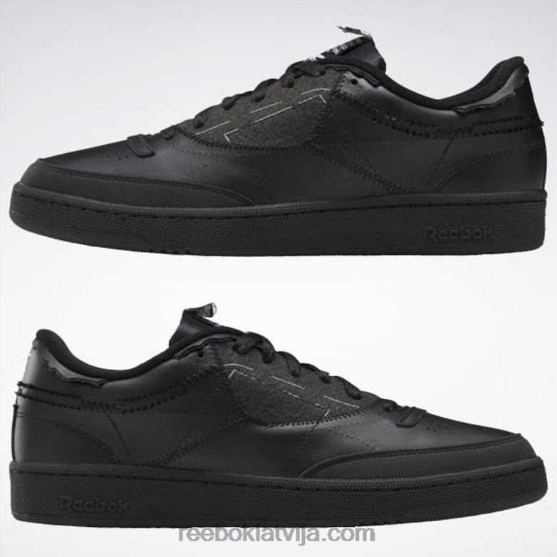 maison margiela club c atmiņa par apaviem0T464332 Reebok melns/ftwr balts