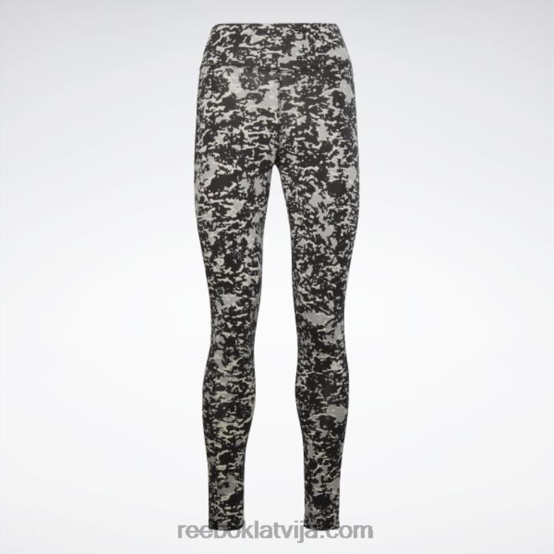 moderni safari kokvilnas legingi sievietes 0T464453 Reebok melns