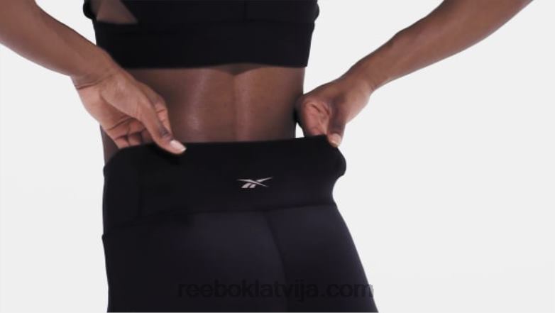 moderni safari legingi sievietes 0T464842 Reebok nakts melns