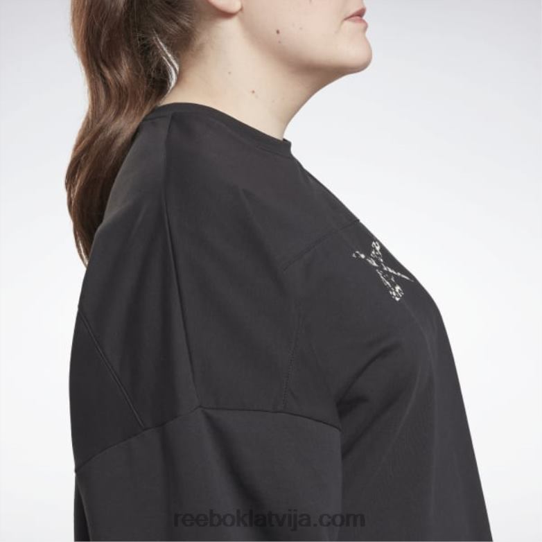 moderns safari pārklājums (plus izmēra) sievietes 0T464664 Reebok melns