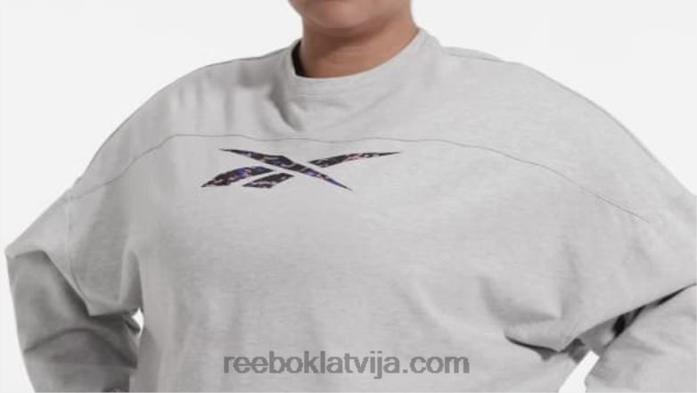 moderns safari pārklājums (plus izmēra) sievietes 0T464875 Reebok gaiši pelēki virši