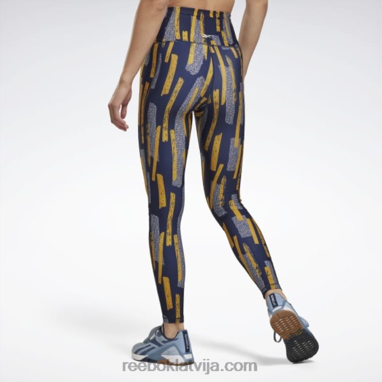 myt allover print zeķubikses sievietes 0T464538 Reebok vektora flote