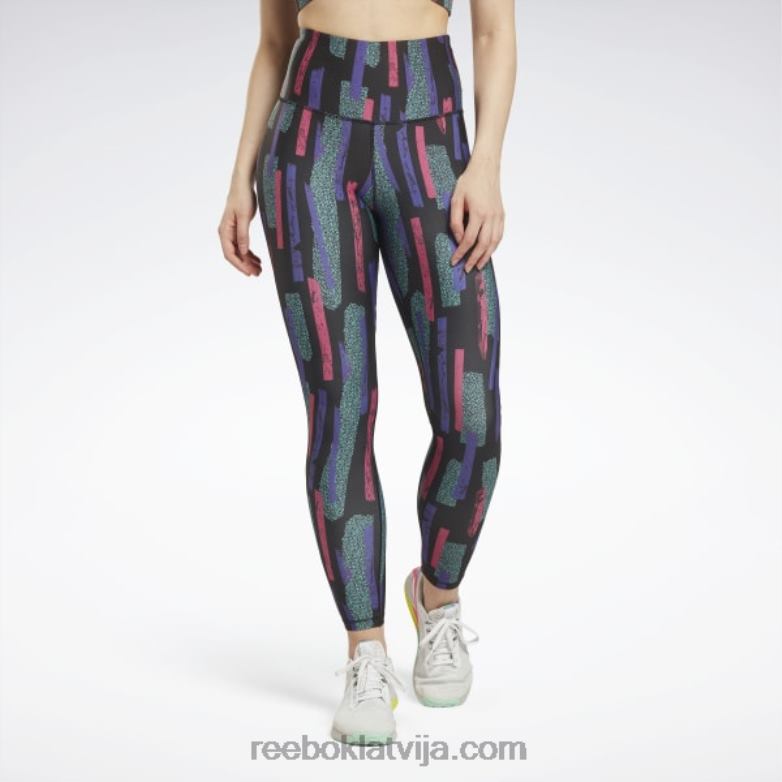 myt allover print zeķubikses sievietes 0T464539 Reebok daļēji lepni rozā
