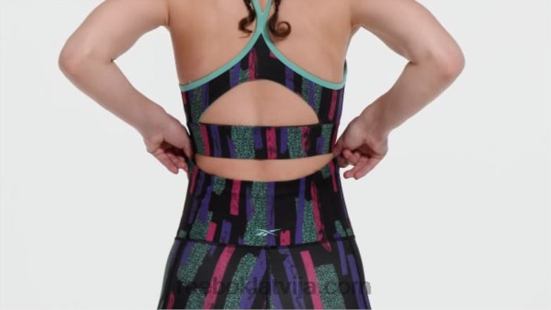 myt allover print zeķubikses sievietes 0T464539 Reebok daļēji lepni rozā