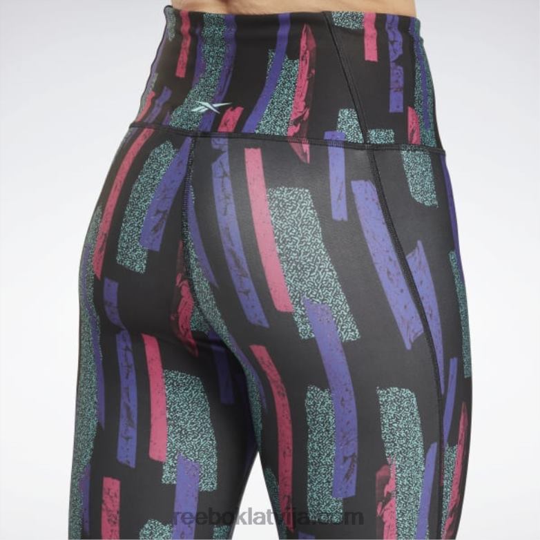 myt allover print zeķubikses sievietes 0T464539 Reebok daļēji lepni rozā