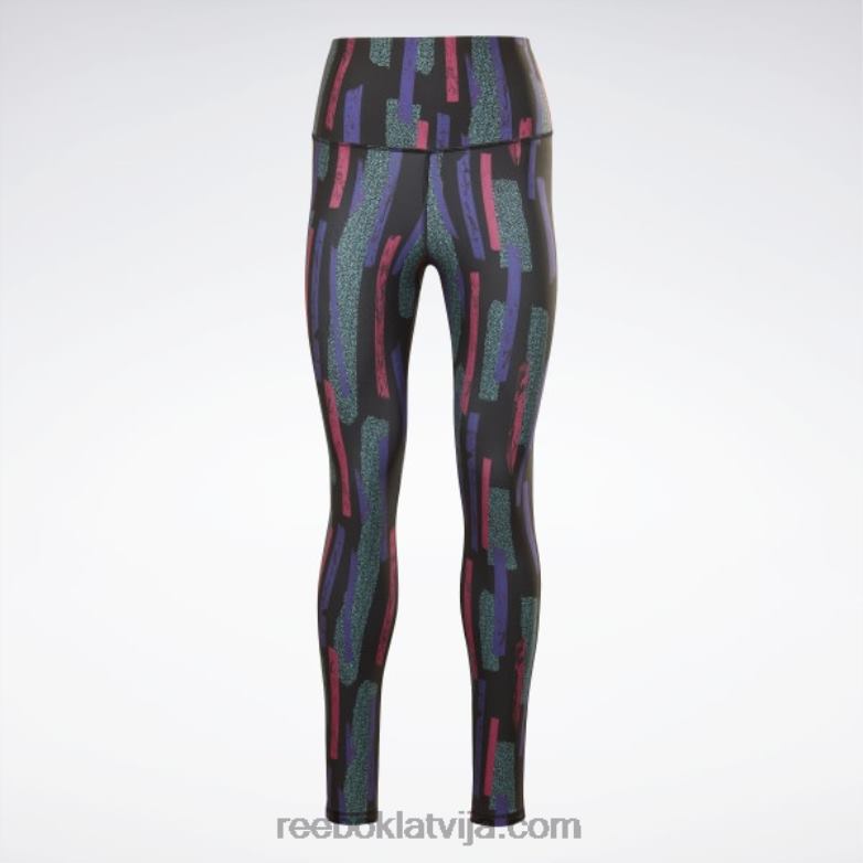 myt allover print zeķubikses sievietes 0T464539 Reebok daļēji lepni rozā