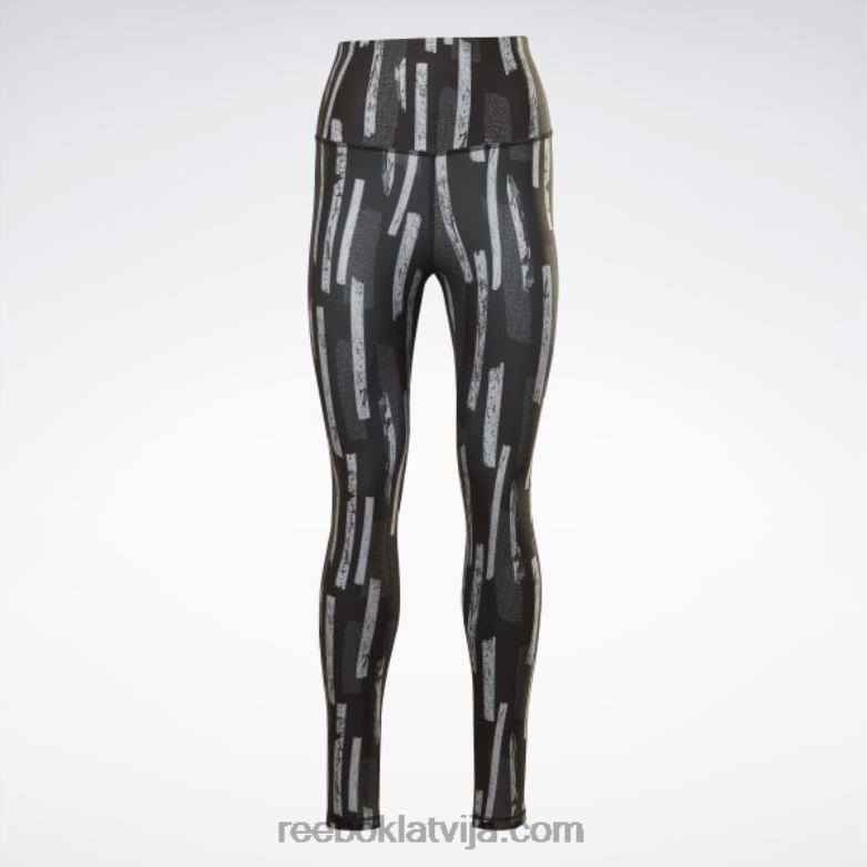 myt allover print zeķubikses sievietes 0T464638 Reebok nakts melns