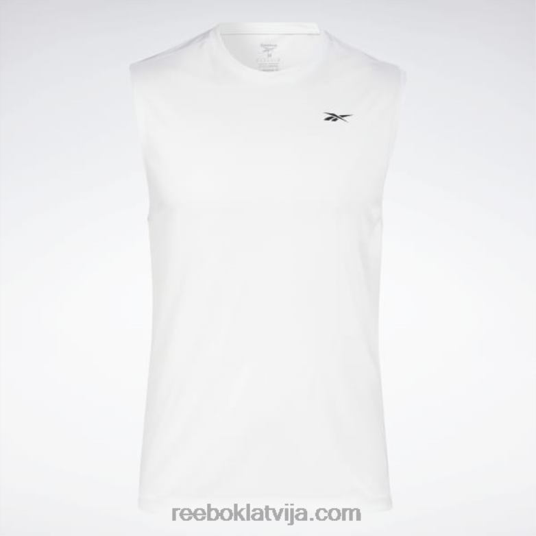 mācību t-krekls bez piedurknēm vīriešiem 0T4641190 Reebok balts