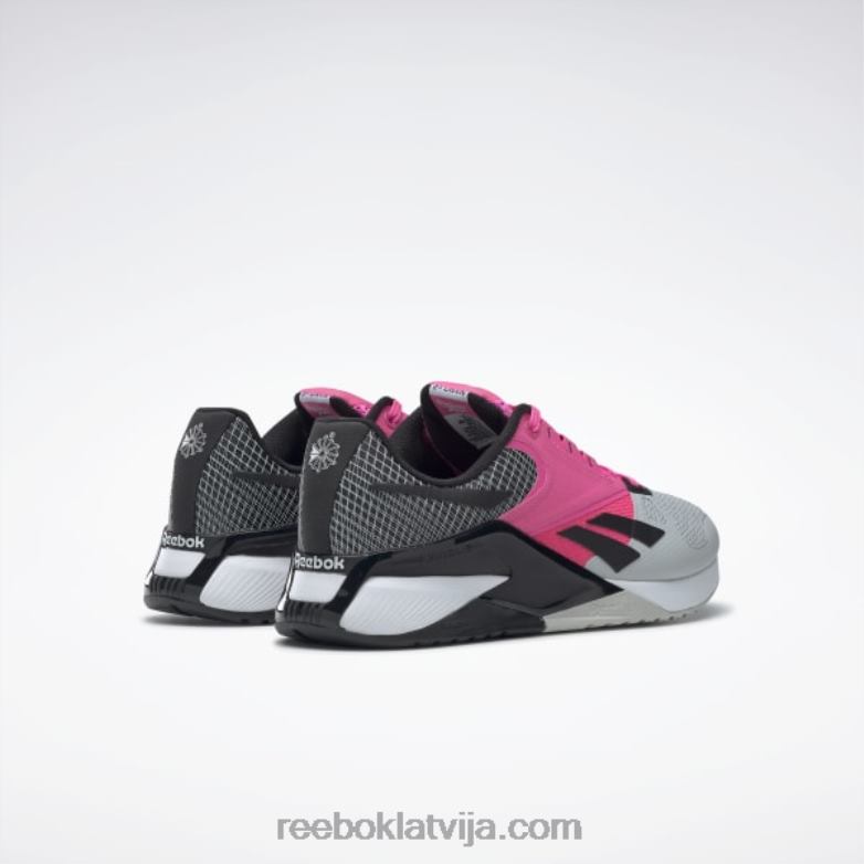 nano 6000 treniņu apavi0T464138 Reebok tīri pelēks 2/atomrozā/melns kodols