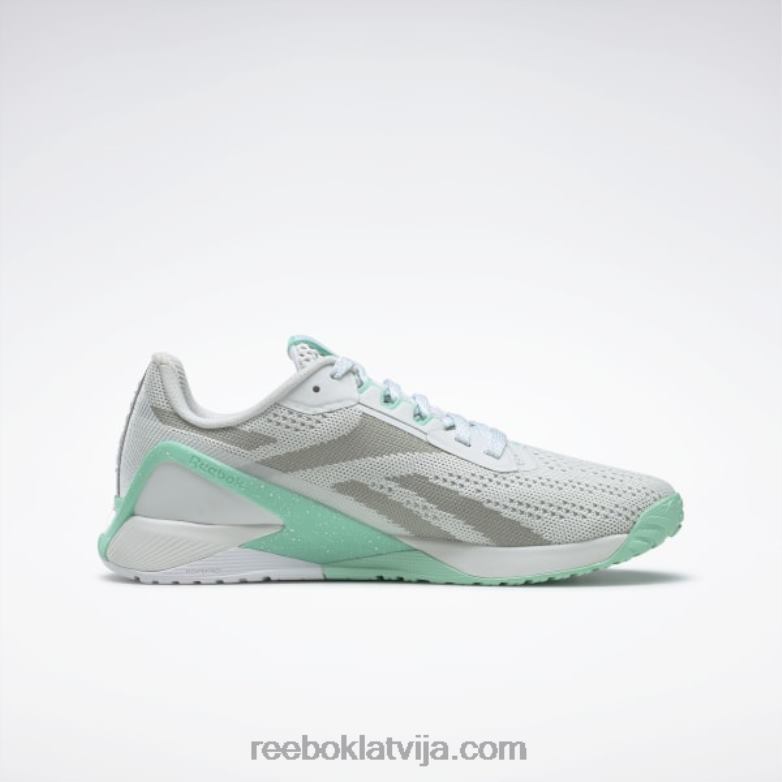 nano x1 sieviešu treniņu apavi0T464200 Reebok tīri pelēks 1/int piparmētru/tīri pelēks 3