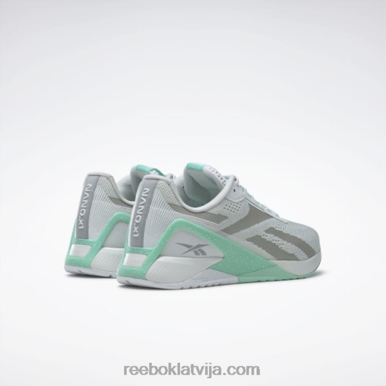 nano x1 sieviešu treniņu apavi0T464200 Reebok tīri pelēks 1/int piparmētru/tīri pelēks 3
