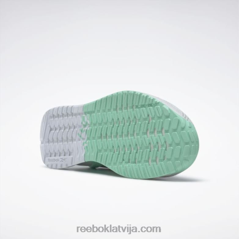 nano x1 sieviešu treniņu apavi0T464200 Reebok tīri pelēks 1/int piparmētru/tīri pelēks 3