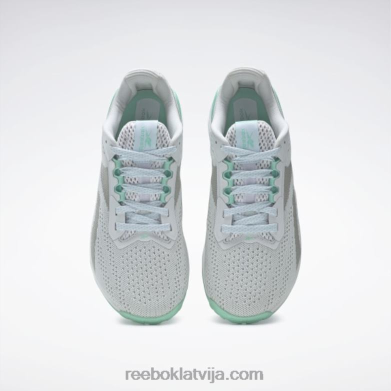 nano x1 sieviešu treniņu apavi0T464200 Reebok tīri pelēks 1/int piparmētru/tīri pelēks 3