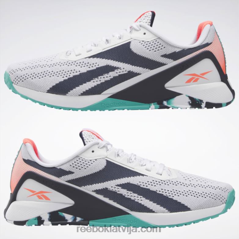nano x1 vīriešu treniņa apavi0T4641042 Reebok ftwr balts/vector navy/classic teal
