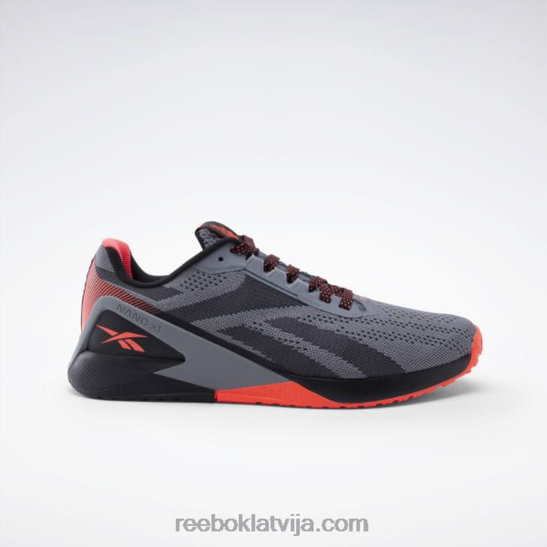nano x1 vīriešu treniņa apavi0T4641044 Reebok kodols melns/tīri pelēks 5/oranžs uzliesmojums